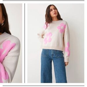 And Other Stories Floral Sweater